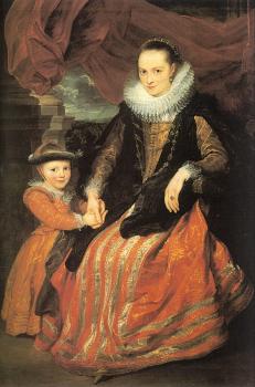 安東尼 凡 戴尅 Portrait of Susanna Fourment and Her Daughter 安東尼 凡 戴尅 Portrait of Susanna Fourment and Her Daughter